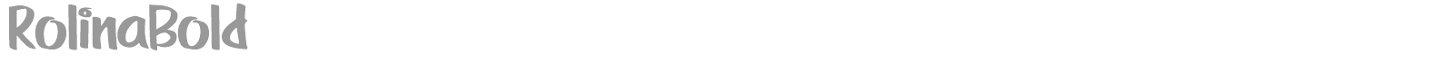 Font Rolina Bold